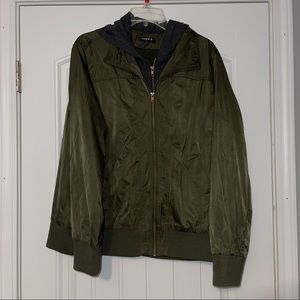 Army Green Torrid Bomber jacket